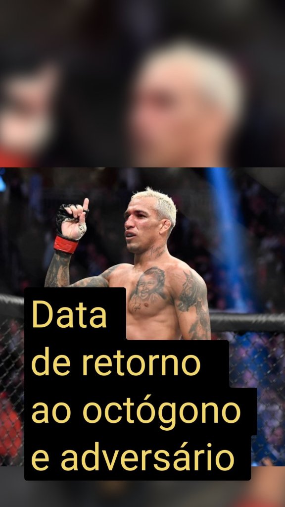Data
de retorno 
ao octógono
e adversário 